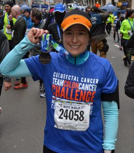 Jennifer Butler Showing Off Her New Medal