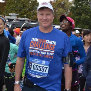 Team Colon Cancer Challenge member and stage 3C survivor Frank Schwall
